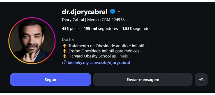 Print de atendimento de clínica